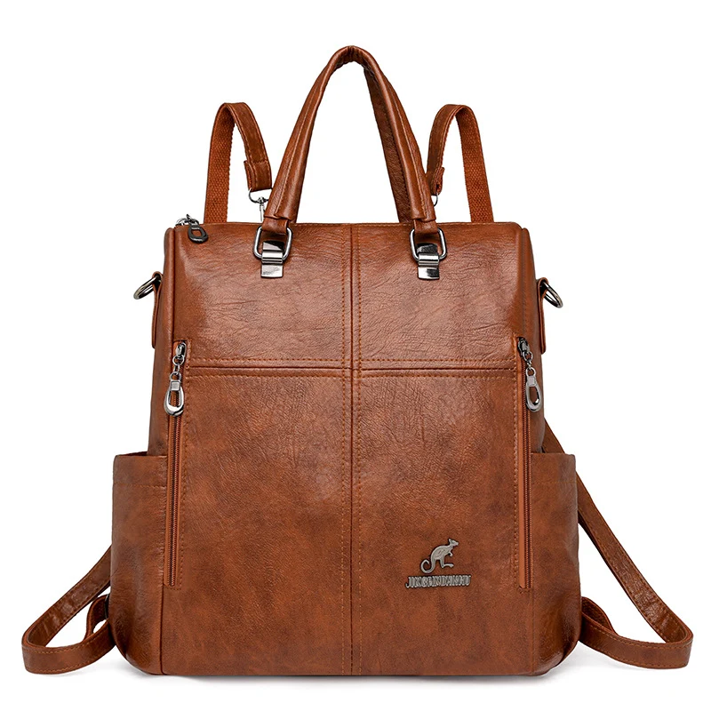 Multi-Funktionale Kunstleder-Handtasche Karnz