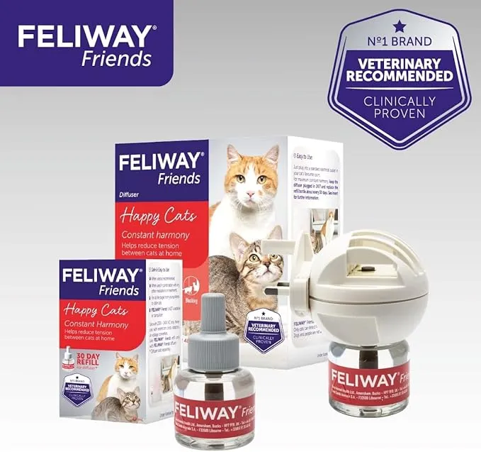Feliway Friends Calming Diffuser + Refill For Cats 48ml
