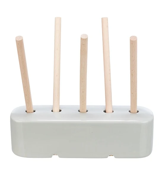 Trixie Ceramic Wood Food Manger for Small Pets 26X23X17CM