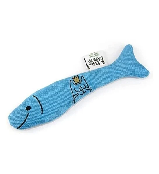 King Catnip Sardine Cat Toy 21x3.5x6cm