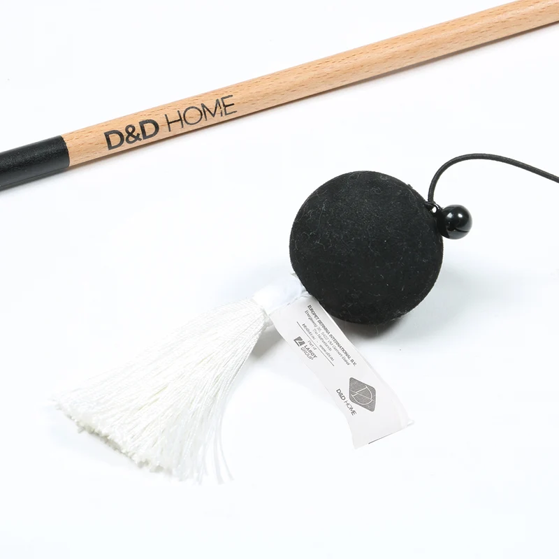 D&D Home Teddy Cat Rod Interactive Toy