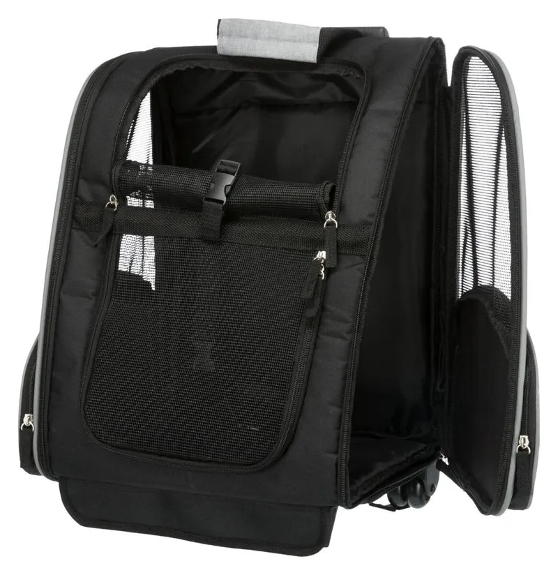 Trixie 2 in 1 Trolley + Backpack Pet Carrier for Small Dogs & Cats 32×45×25cm