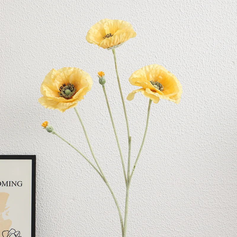 Künstlicher Romantischer Mohnblumenstrauß Karnz