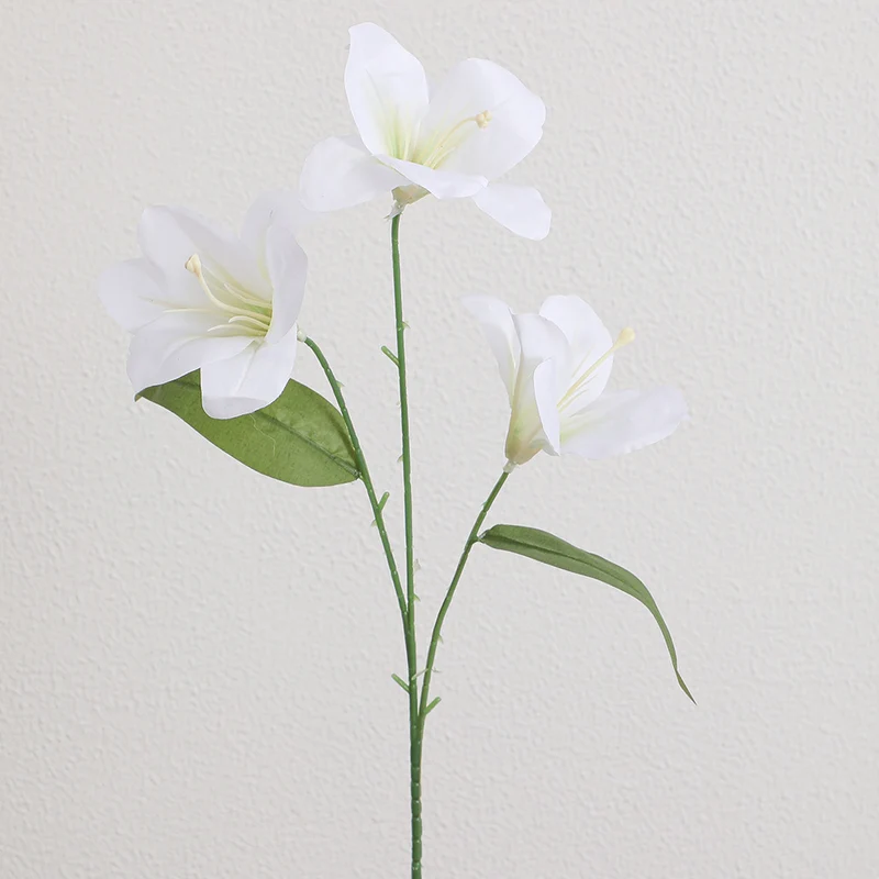 Künstlicher Lilienstängel mit filigranen Blüten Karnz