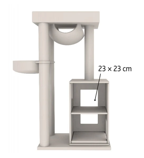 Trixie Amadeus Scratching Post for Cats 163cm 90x60x163cm
