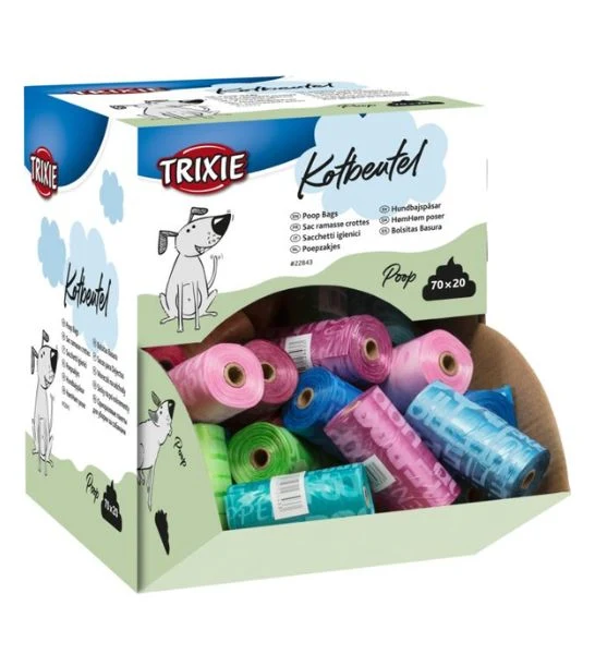 Trixie Medium Dirt Bags For Dogs 1 Roll - Assorted