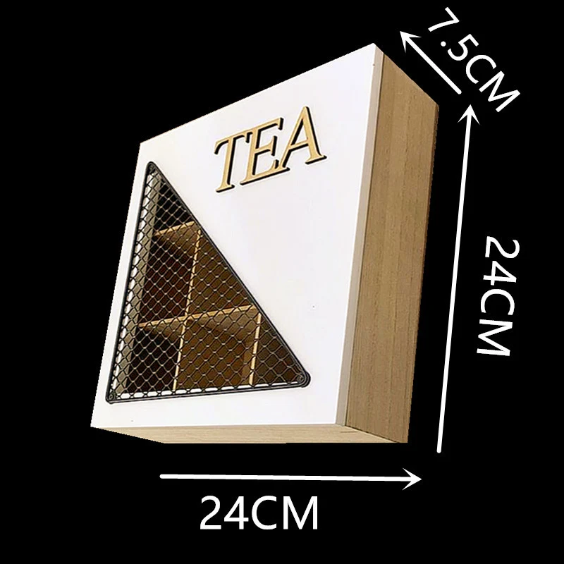 Dekorative Teespeicherbox mit Netzdeckel