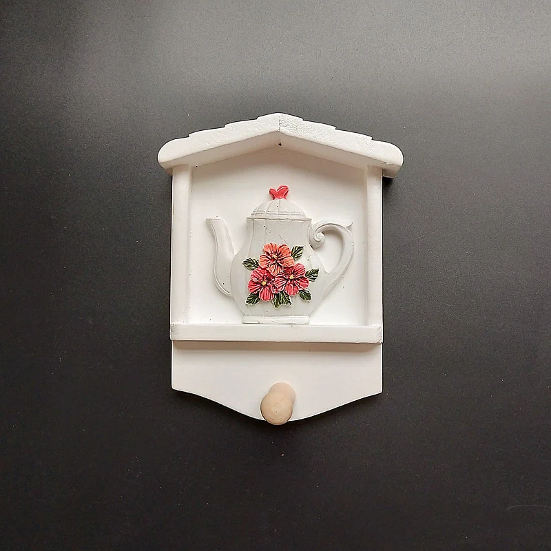 Dekorativer Schlüsselanhänger Wandmontage mit Sonnenblumenmotiv