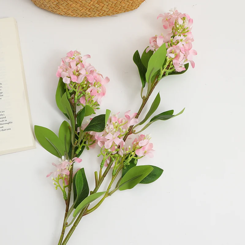 Künstlicher Blütenzweig mit leuchtenden Blüten Karnz