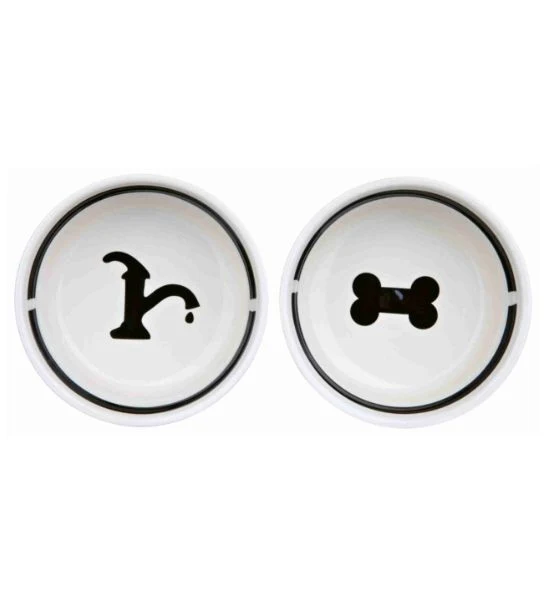 Trixie Ceramic Eat on Feet Set for Dogs