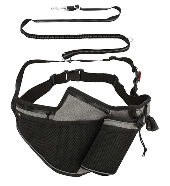 Trixie Jogging Belt with Leash 70-130cm