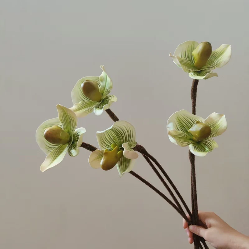 Realistische Orchideenstamm-Vase Dekoration