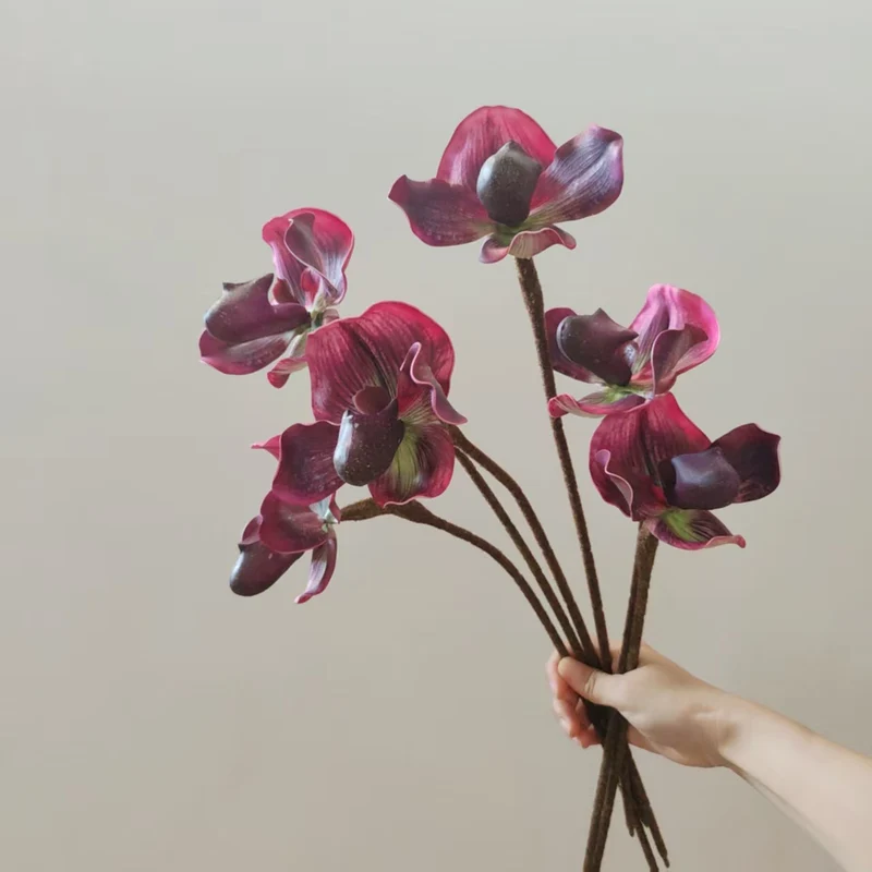 Realistische Orchideenstamm-Vase Dekoration