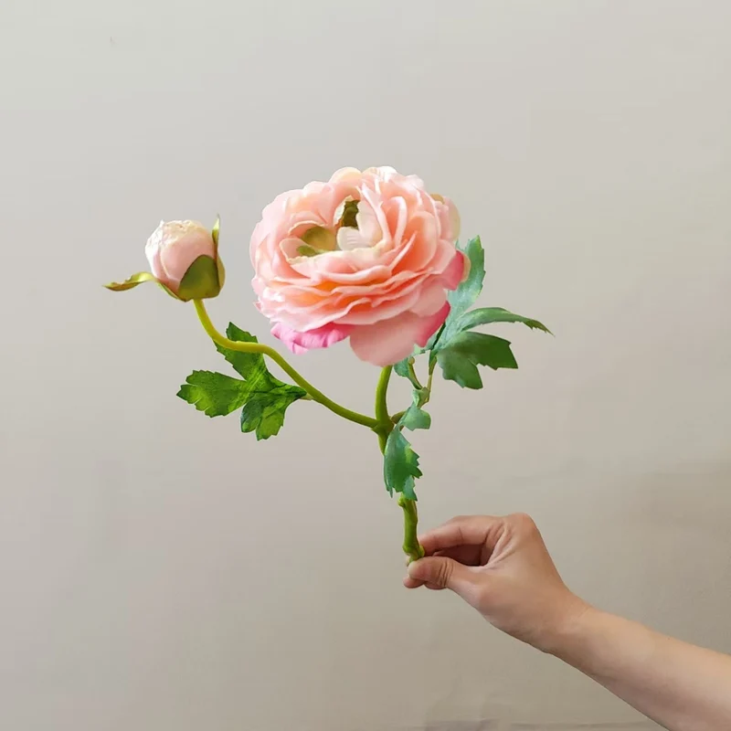 Premium Realistische Gartenrose Stiel