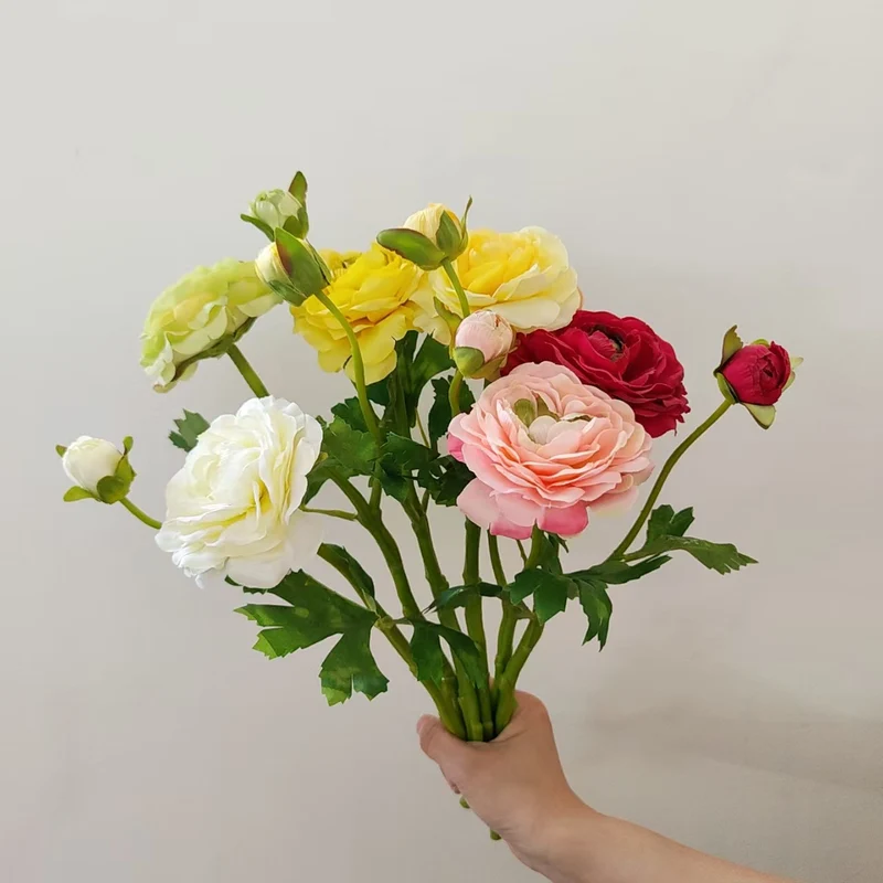 Premium Realistische Gartenrose Stiel