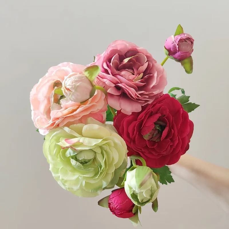 Premium Realistische Gartenrose Stiel