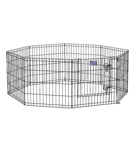 Midwest Exercise Pen with MAX Lock Door Cage for Dogs & Cats