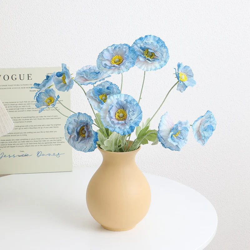 DamenEleganter Kunst-Mohnblumenstrauß Karnz