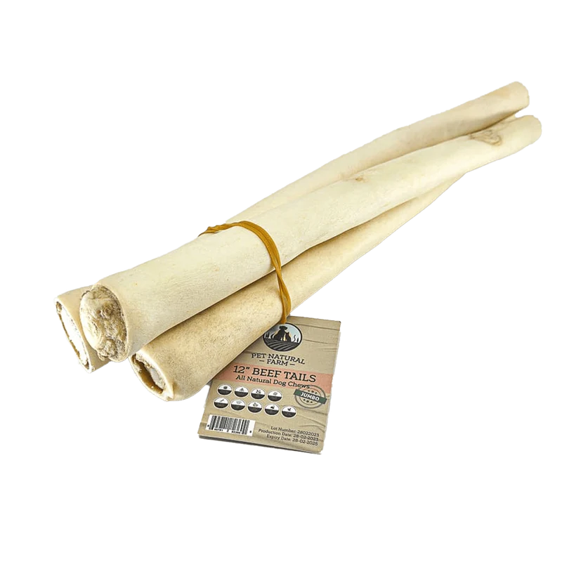 Pet Natural Farm 12" Beef Tail Dog Treats