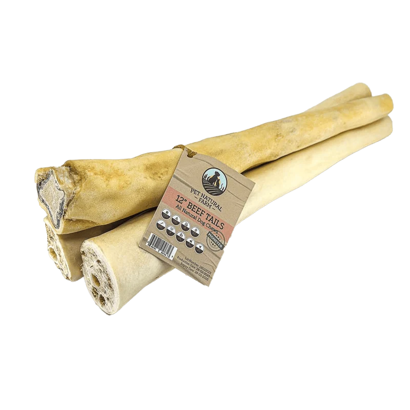 Pet Natural Farm 12" Beef Tail Dog Treats