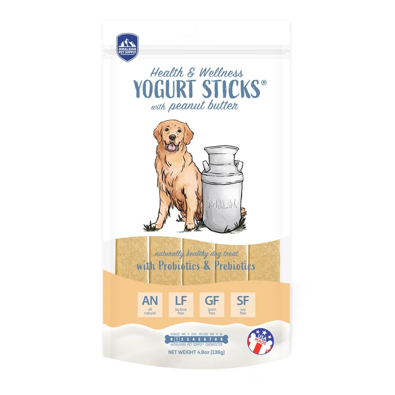 Himalayan Yogurt Sticks Peanut Butter Dog Treats 136g