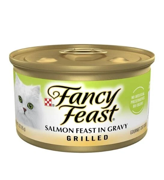 PURINA Fancy Feast Grilled Salmon Wet Cat Food 85G
