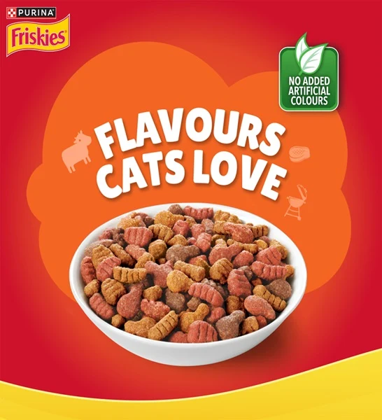 Friskies Meaty Grill Cat Dry Food 1KG