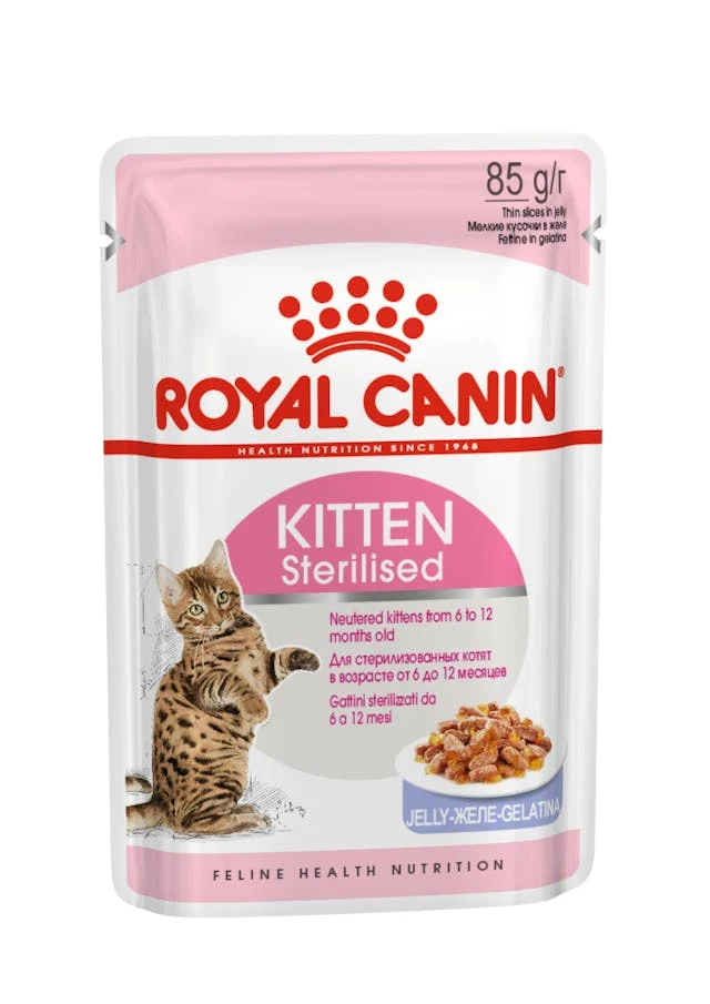 Royal Canin Kitten Sterilised In Jelly Wet Food 85G
