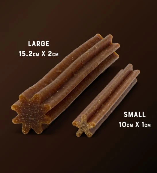 Yora Pet Foods Large Dental Sticks Apple & Mint Dog Treat 270g