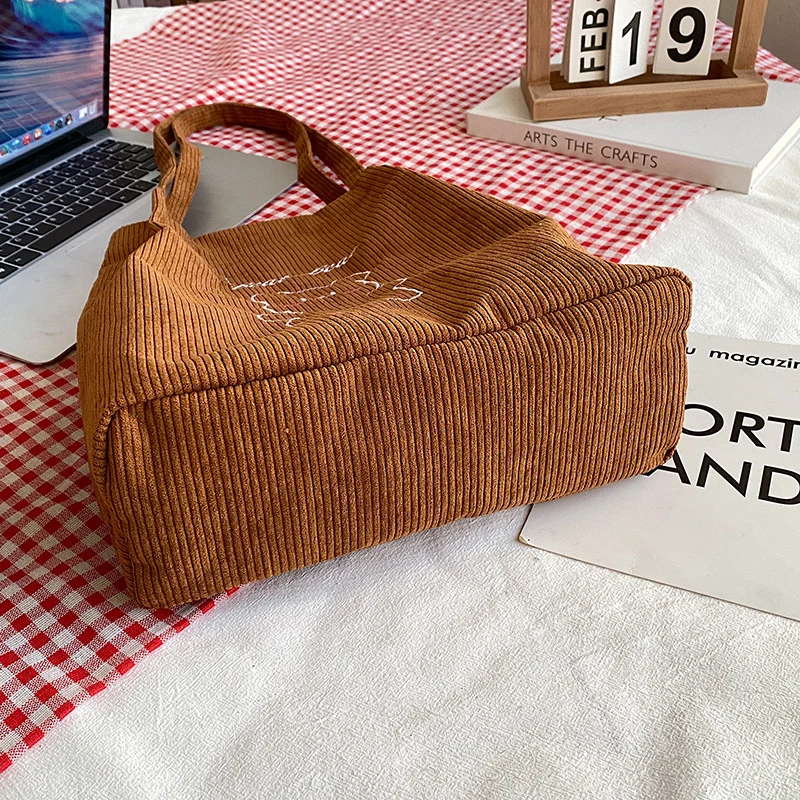 Süßer Cartoon Bär Canvas Tasche