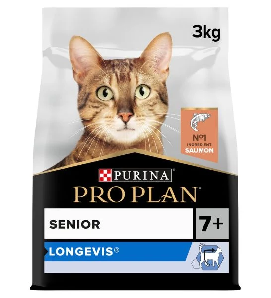 PURINA Pro Plan Original Senior Salmon Cat Dry Food 3KG