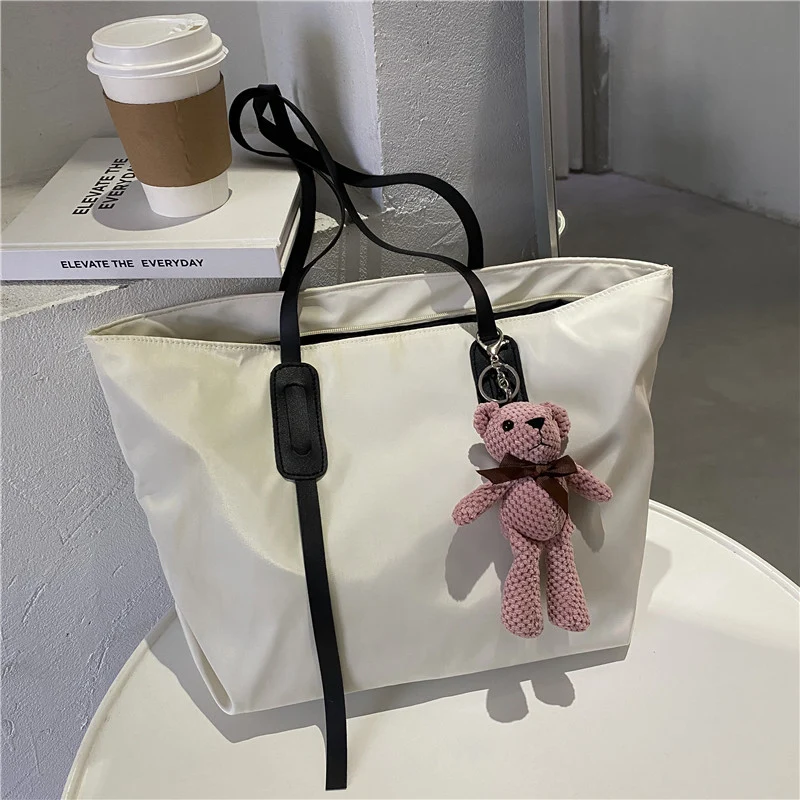 Charmantes Plüschbär Schlüsselanhänger Tote Bag