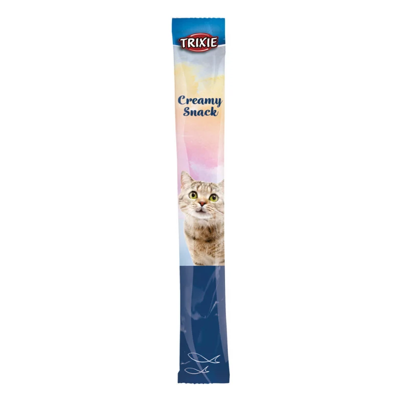 Trixie Creamy Snack with White Fish Cat Treats 5X14G