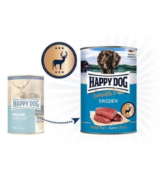 Happy Dog Wild Pure Game Wet Food 400G