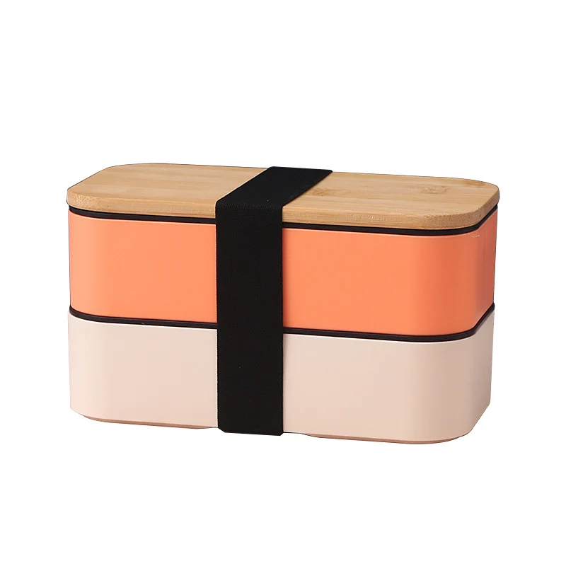 Dual-Tiered Bambus Top Lunchbox