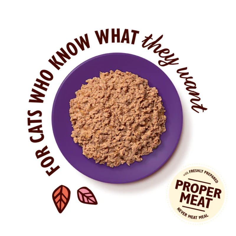 Lily's Kitchen Chicken Cod & Shrimps Pate Mature Cat Wet Food