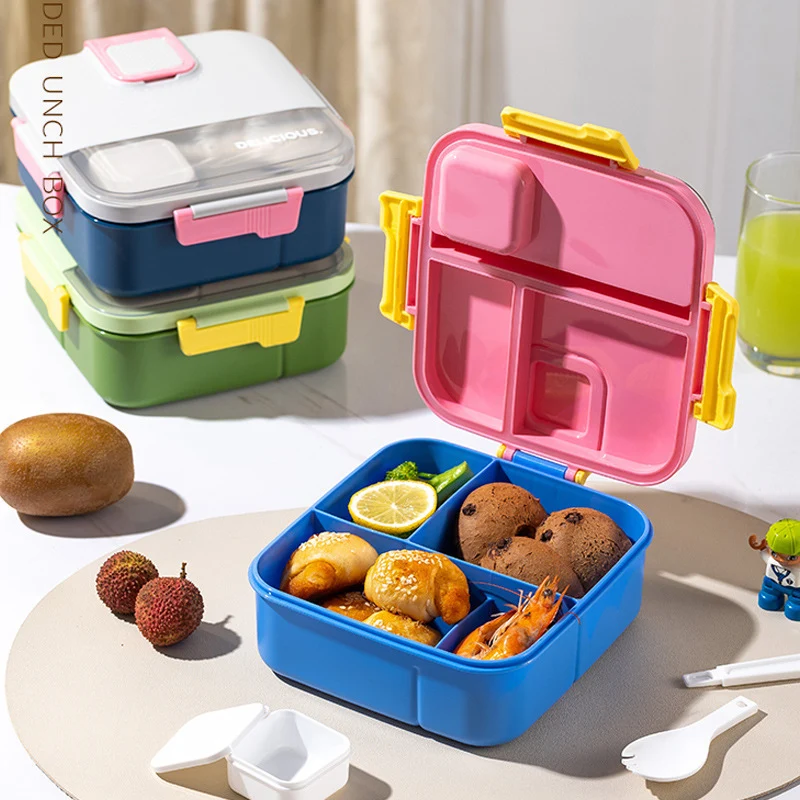 Auslaufsichere Mehrfach-Abteil Bento-Box