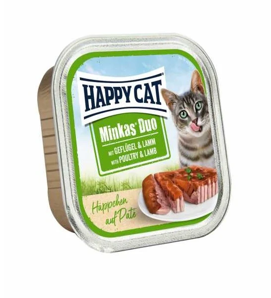 Happy Cat Minkas Duo Poultry & Lamb 100G