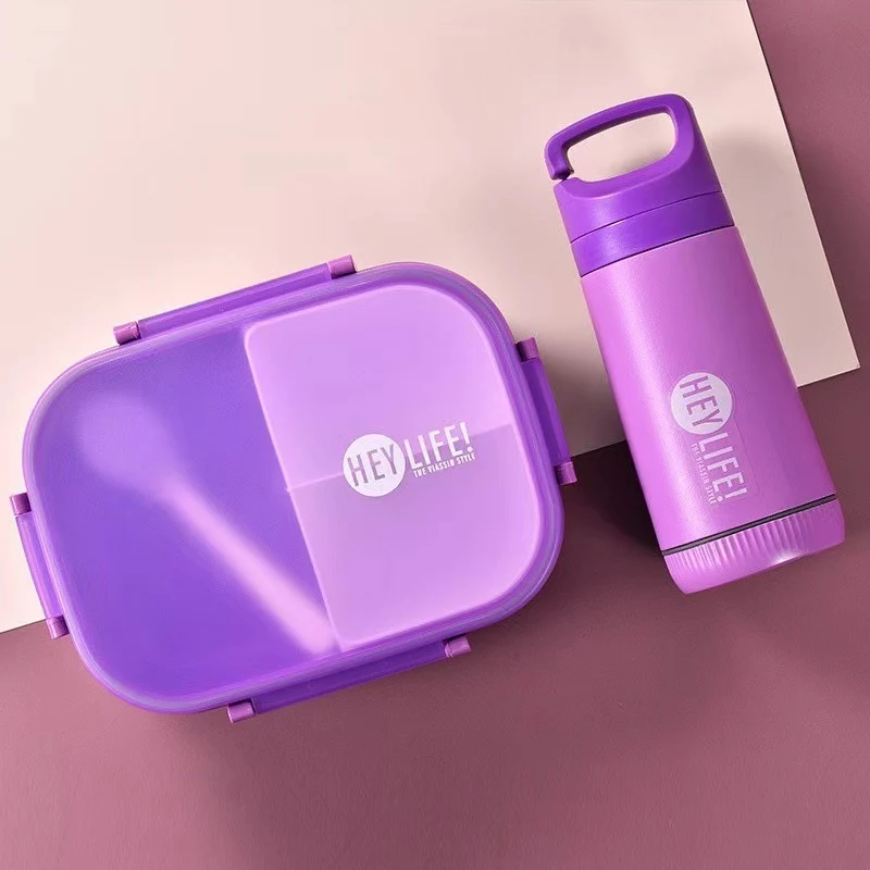 Umweltfreundliche Lunchbox mit zwei Fächern