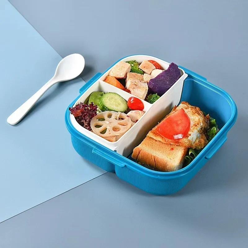Umweltfreundliche Lunchbox mit zwei Fächern