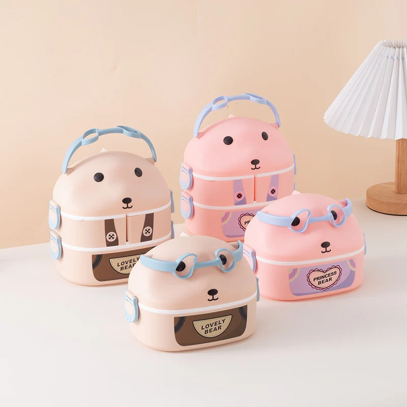 Adorable Tier-Themen Bento Box