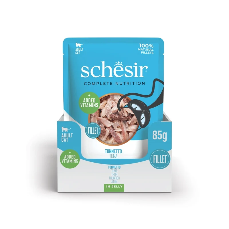 Schesir Tuna in Jelly Adult Wet Cat Food 85G