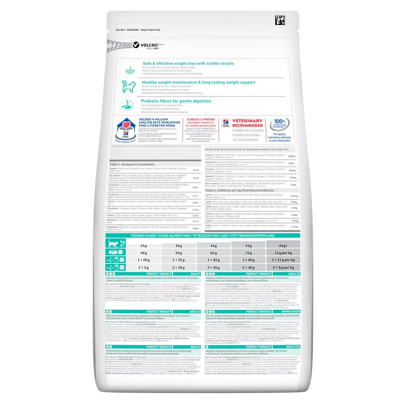 Hill's Science Plan Perfect Weight Adult Cat Food with Chicken