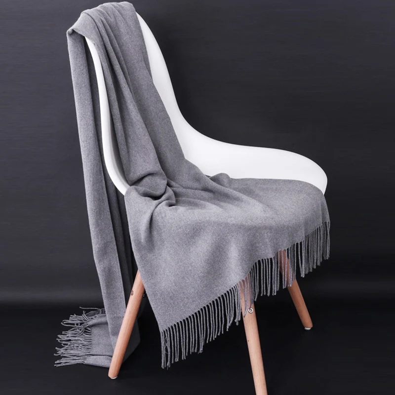 Luxuriöse Cashmere-Mischung Wurfdecke