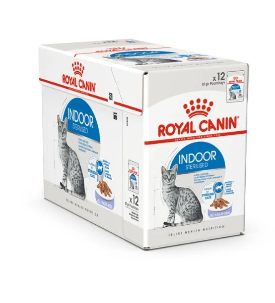 Royal Canin Indoor Sterilised In Jelly Adult Cat Wet Food 85G