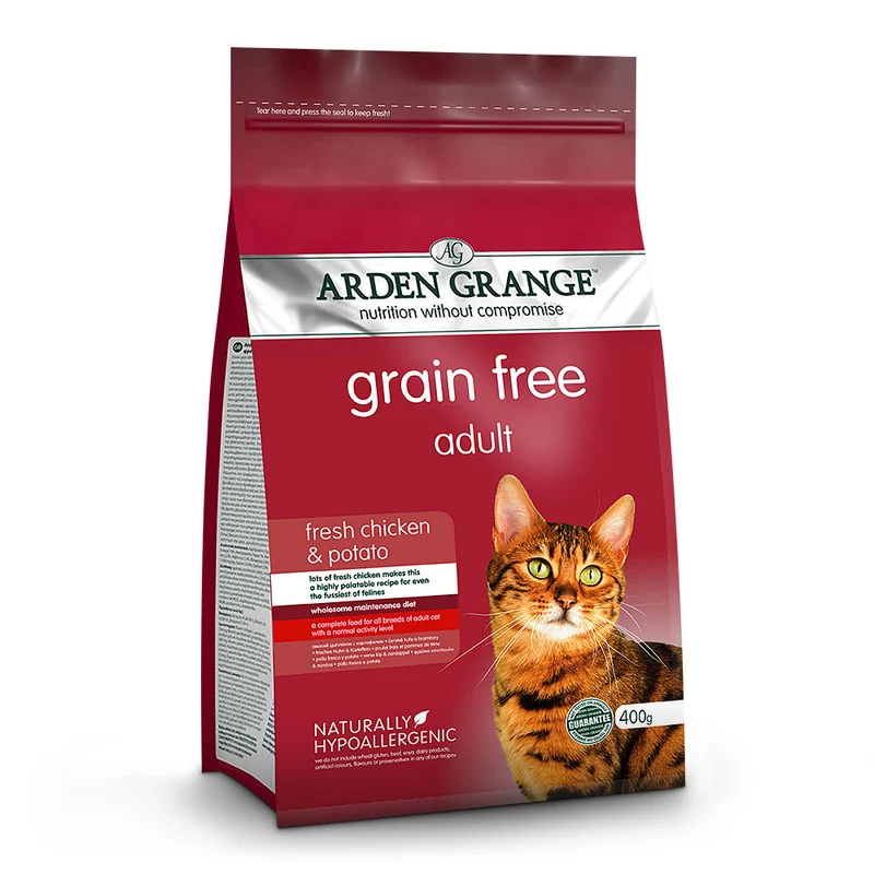 Arden Grange Grain Free Adult Dry Cat Food With Fresh Chicken & Potato