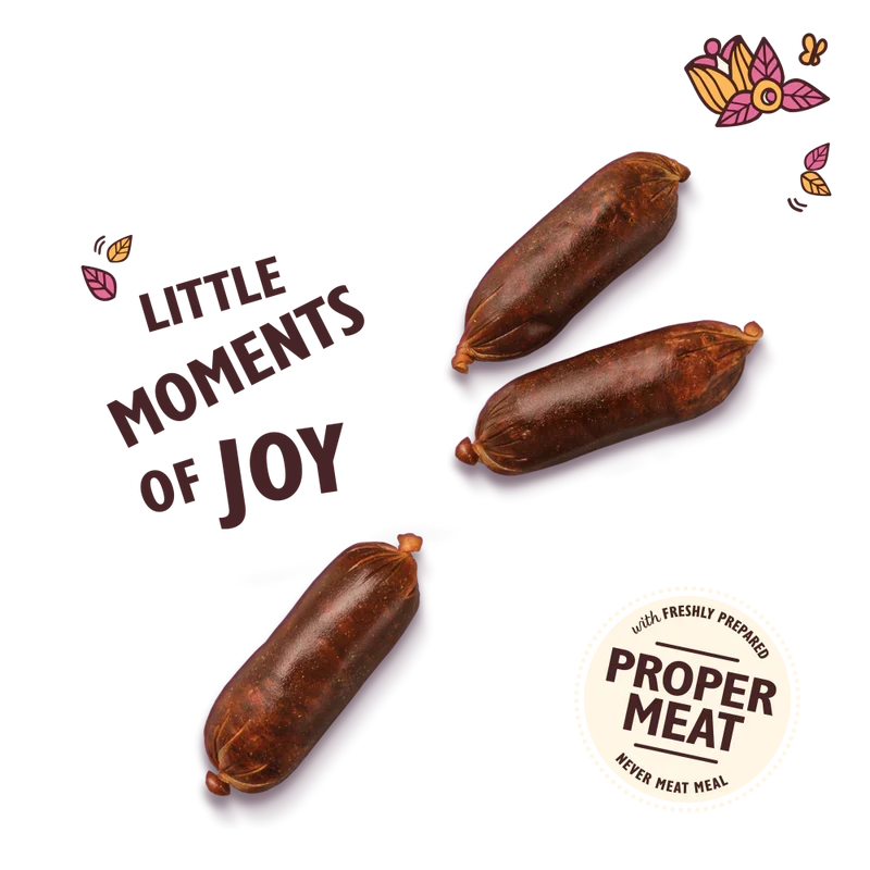 Lily's Kitchen Scrumptious Duck & Venison Sausages Dog Treats 70G