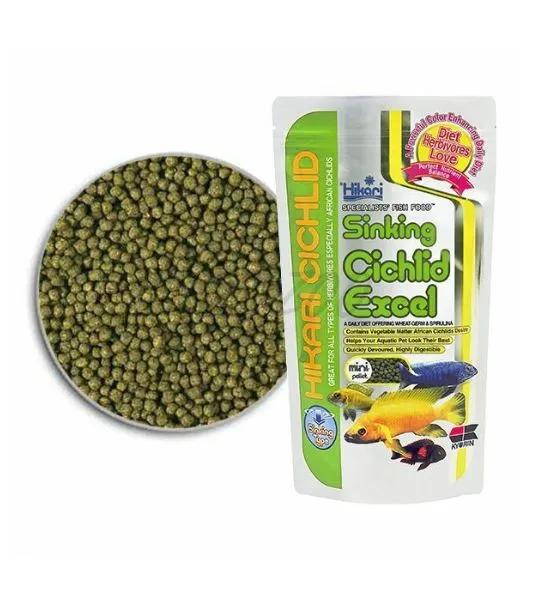 Hikari Sinking Cichlid Excel Mini Fish Food 342G