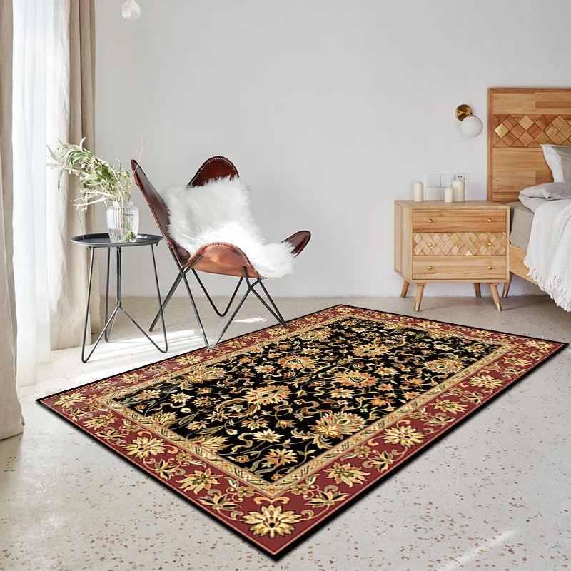 Vintage Blumendesign Teppich