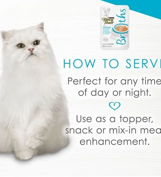 PURINA Fancy Feast Classic Broths Tuna & Vegetable Wet Cat Food 40G